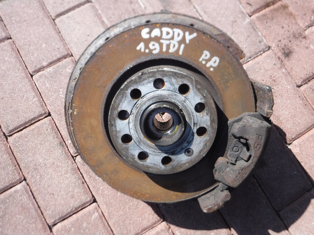 фото №1, Ступица передняя перед правая vw caddy 1.9 tdi