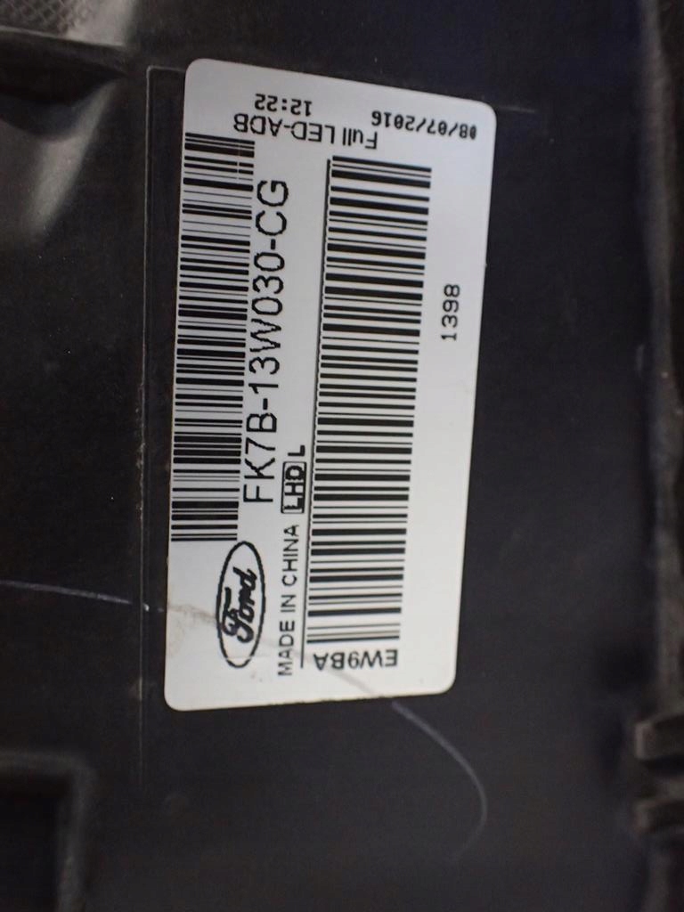 фото №5, Лампа перед левая ford edge full led 16-