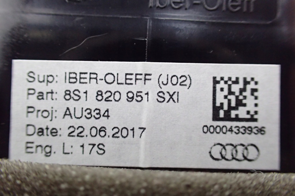 фото №6, Audi tt 8s решётка обдув 8s1820951