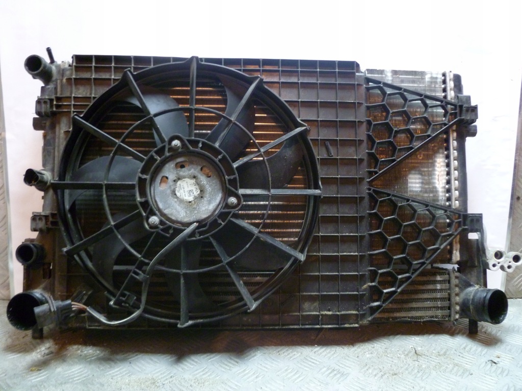 фото №1, Vw skoda rapid 1.6 tdi радіатор вентилятор kpl fv