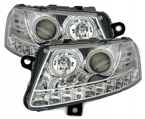 фото №1, Лампи audi a6 c6 04.04-08 angel eyes led хром