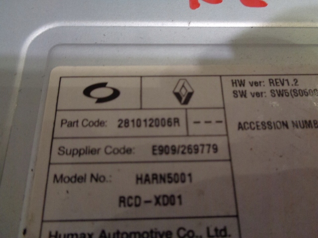 фото №3, Renault talisman зчитувач навігації 281012006r