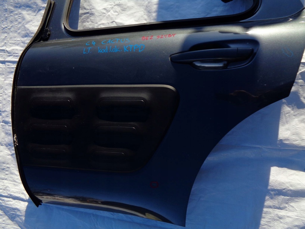 фото №3, Citroen c4 cactus дверь левая задние задняя ktpd
