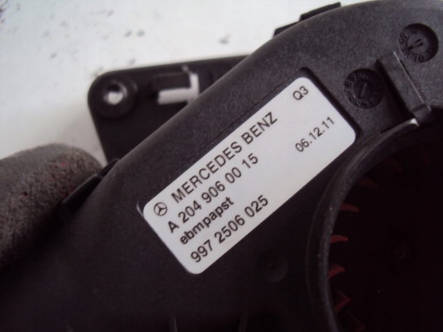 фото №5, Вентилятор воздуходувка mercedes c-klasa w204