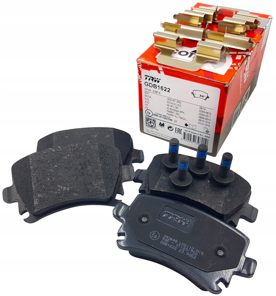 фото №14, Гальмівна колодка гальмівний kpl. задня audi a3, a4, a6, a6 allroad, tt seat altea,