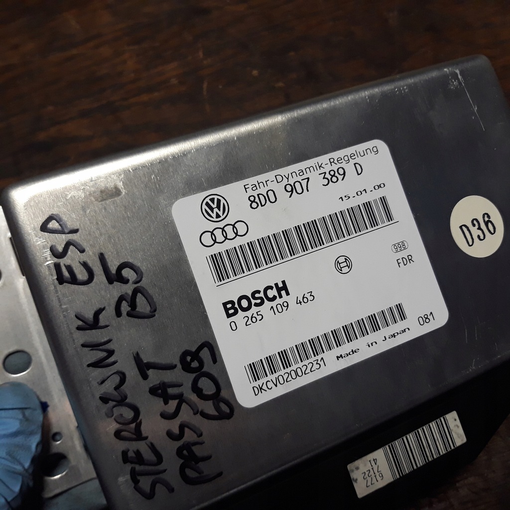 фото №3, Модуль керування esp passat b5 8d0907389d