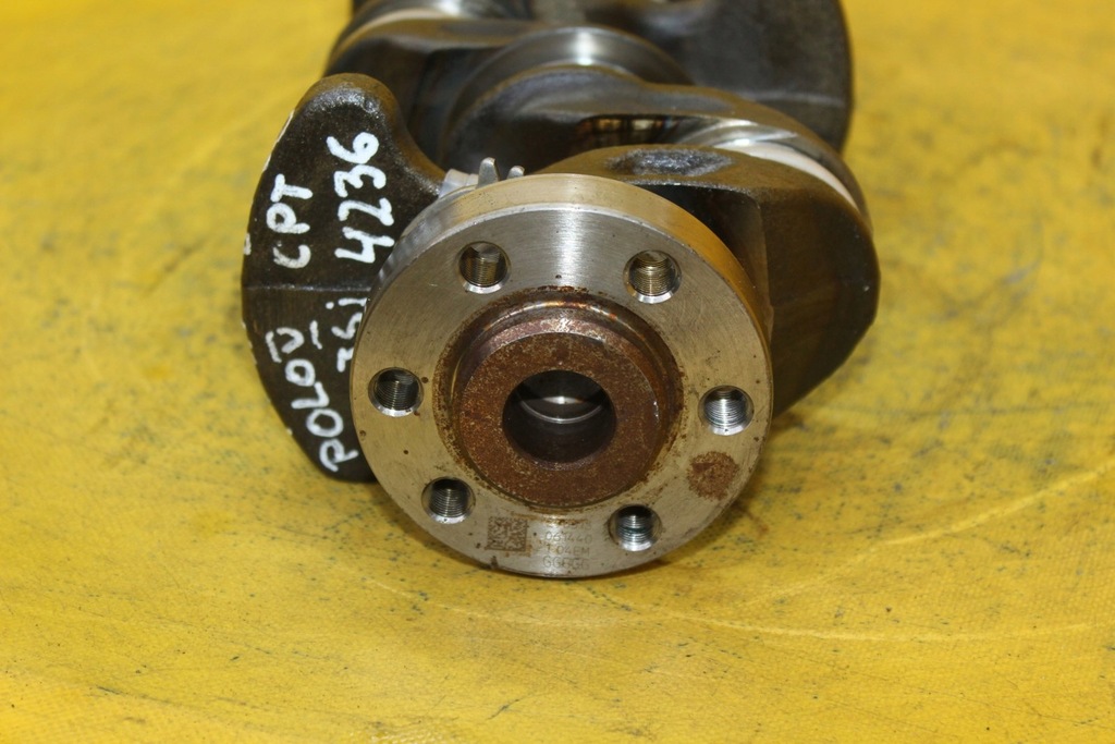 фото №8, Wał колінчастий vw polo v 1.4 tsi cpt 04eb вкладиші