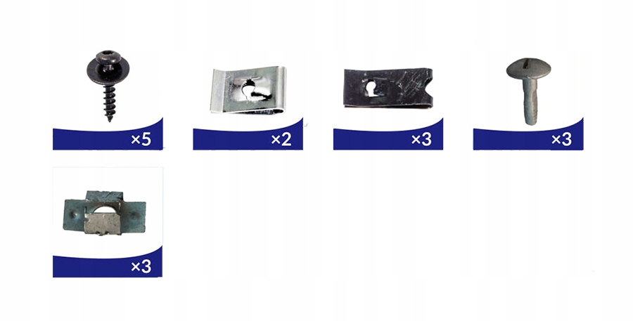 фото №1, Кліпси захист pod бампером peugeot 307 308 kpl