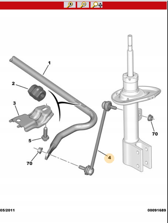 фото №7, Соединитель стабилизатора перед citroen jumpy iv оригинальный номер 9809090180