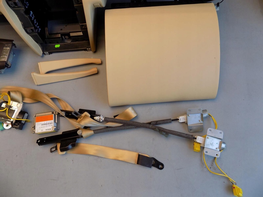 фото №6, Vw phaeton приборная панель подушки безопасности ремни кожа коричневый