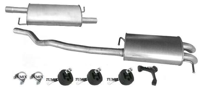 фото №1, Глушители гаситель vw transporter t5 multivan 1.9 2.5d