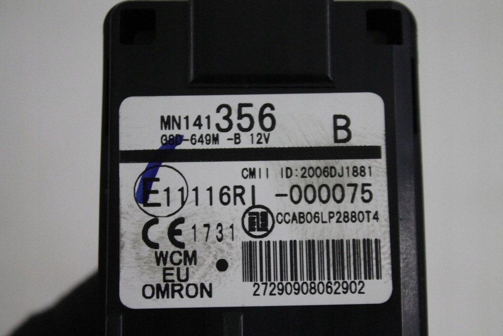 фото №6, Замок запалювання ключ mn141356 mitsubishi lancer x