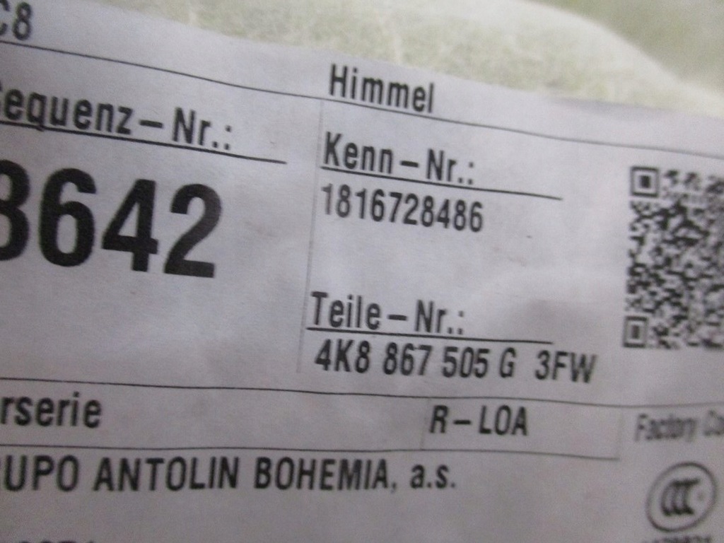 фото №6, Стеля audi a7 4k8 17r 4k8867505g