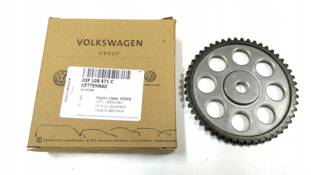 фото №6, Колесо вала розподільного валу vw 1,2 tsi 08-