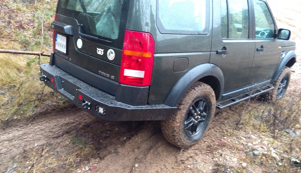 фото №8, Land rover discovery 3 i 4 бампер стальной задняя t