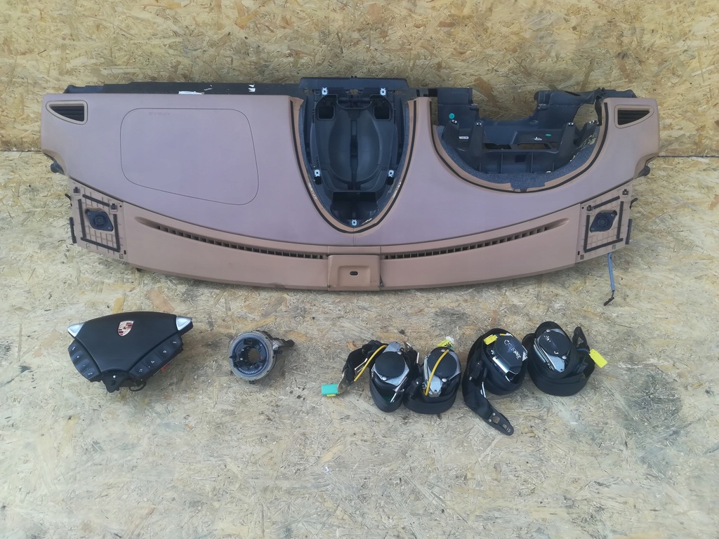 фото №1, Консоль панель приладів подушка безпеки ремені porsche cayenne 7l5 04r