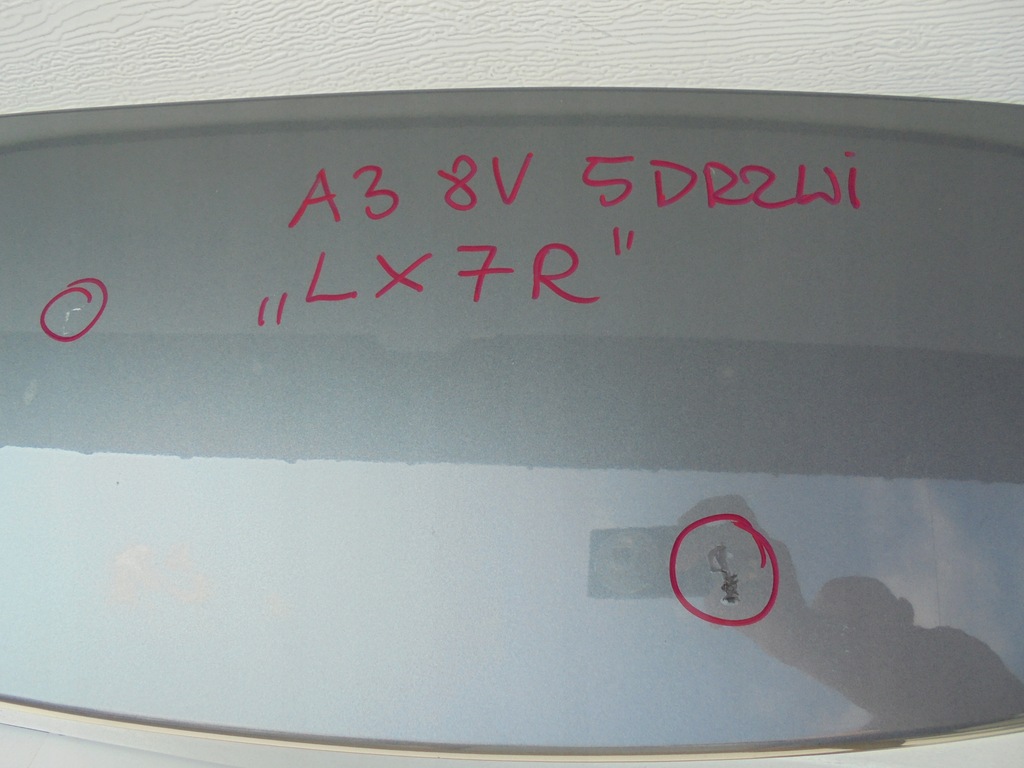 фото №9, Audi a3 8v 5 двері lx7r кришка багажника багажника 2012-2019