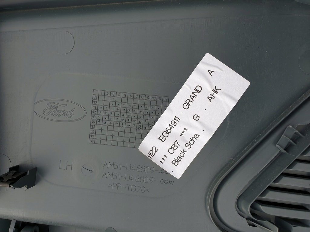 фото №8, Обшивка багажника ford grand cmax mk2 titanium 14r.