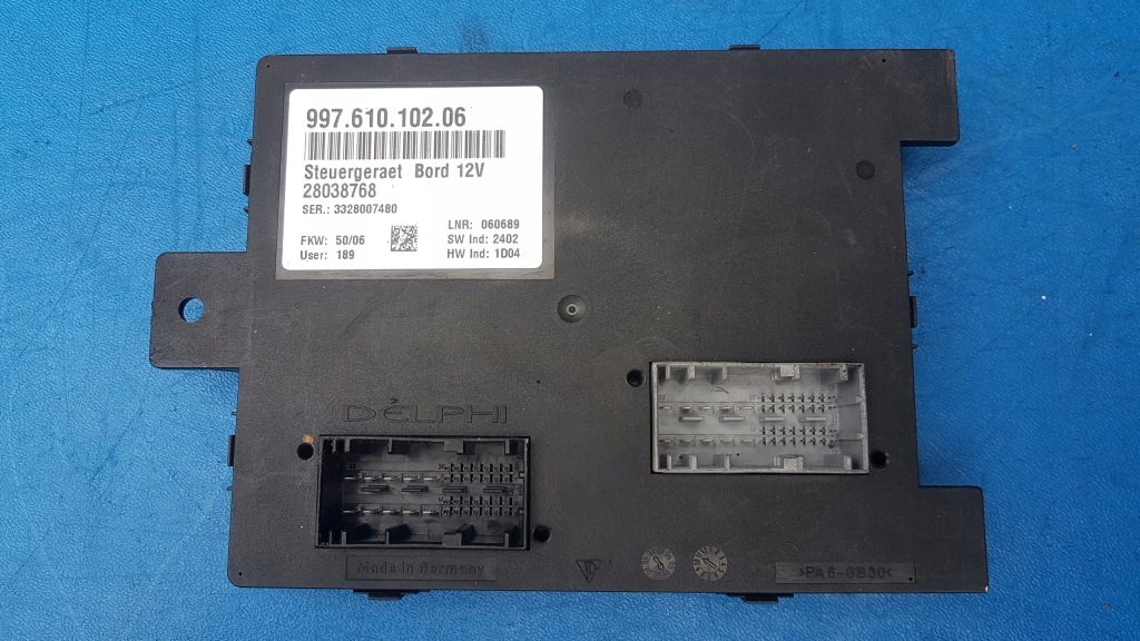 фото №1, Модуль датчик блок управления porsche cayman boxster 987