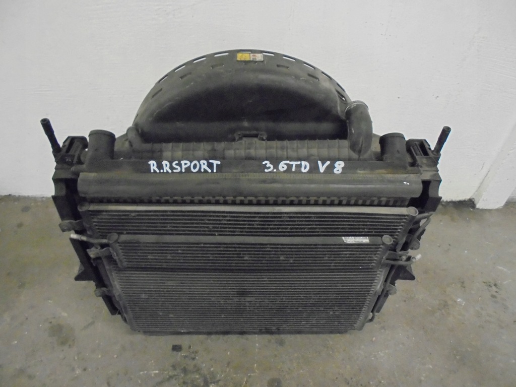 фото №1, Радиатор комплект range rover sport 3,6 tdv8