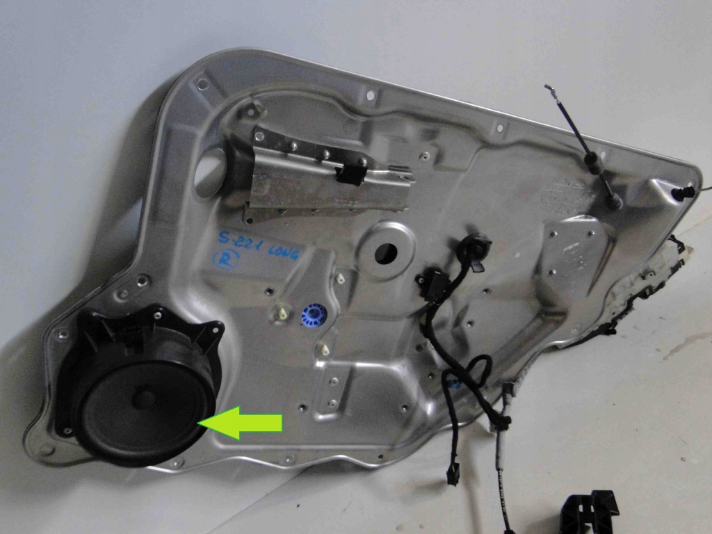 фото №3, Mercedes s klasa w221 long динамік w двері