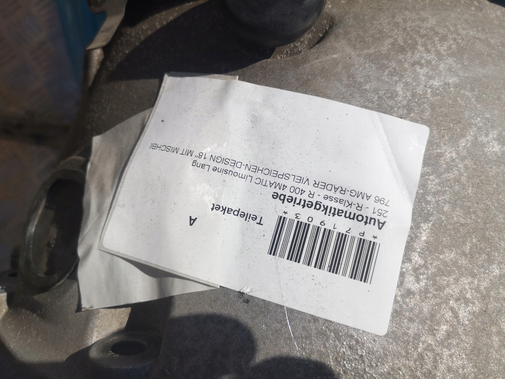 фото №5, Mercedes w251 r-klasa 3.0 ben коробка передач передач 722.904