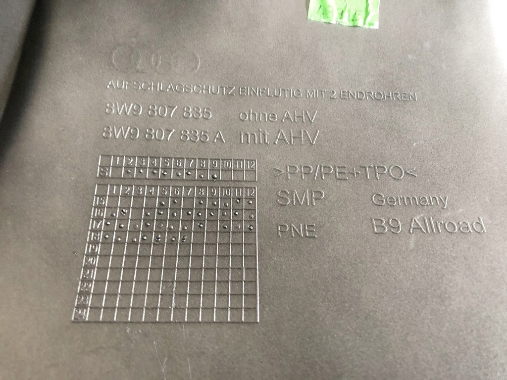 фото №9, Задня накладка спойлер - audi a4 b9 allroad 8w9 - задня, bdb