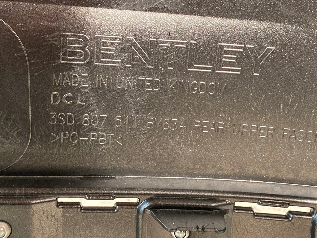 фото №7, Bentley continental gt 3sd 2018- бампер задняя задний
