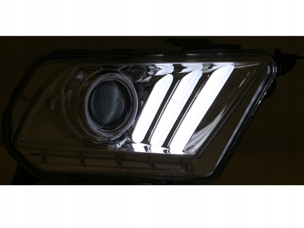 фото №2, Фары лампы day line light led neon dts ford mustang lift 2010-2013