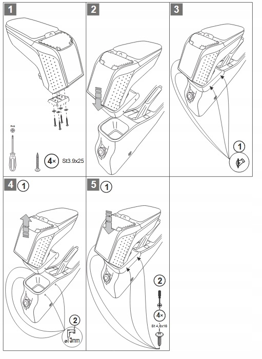 фото №7, Подлокотник armster ii suzuki baleno 2016r.