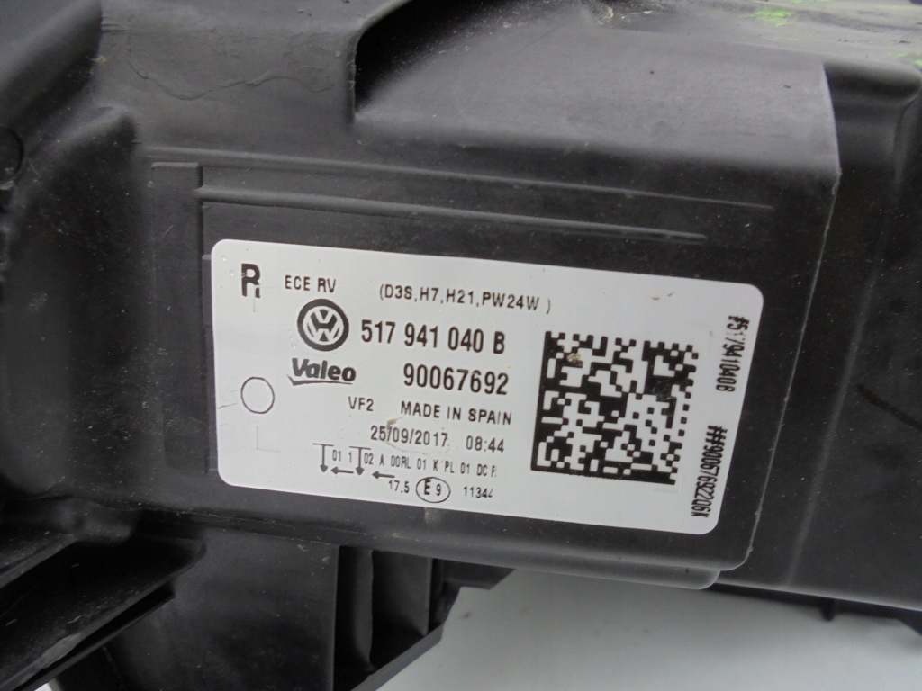 фото №9, Фара ксенон правый vw golf 7 sportsvan