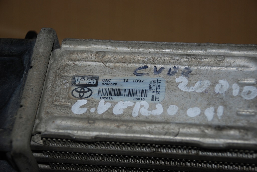 фото №4, Corolla verso d4d 04-09 радіатор інтеркулер