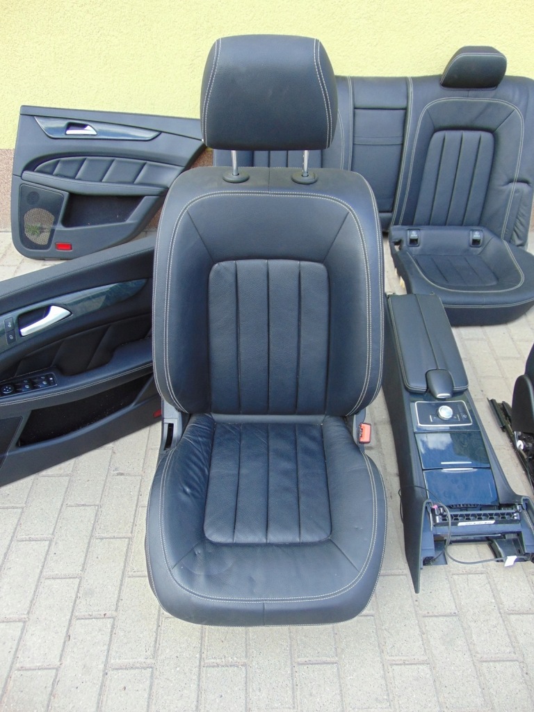 фото №4, Mercedes cls w218 lift сидіння заднє сидіння обшивки amg