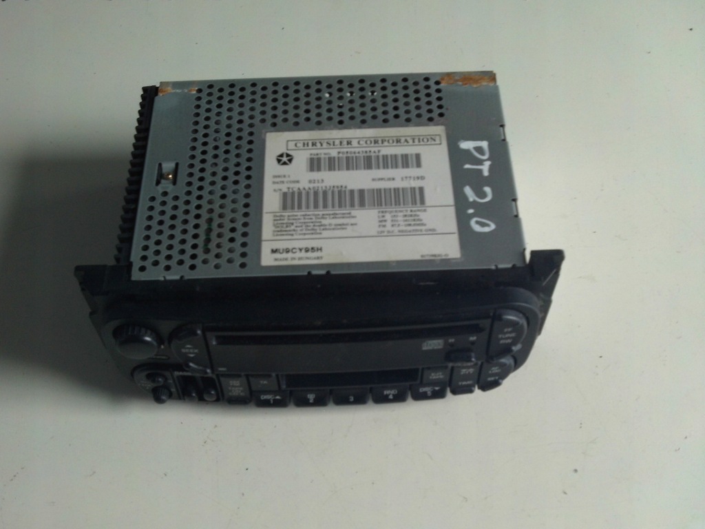 фото №1, Chrysler pt cruiser радіо p05064385af
