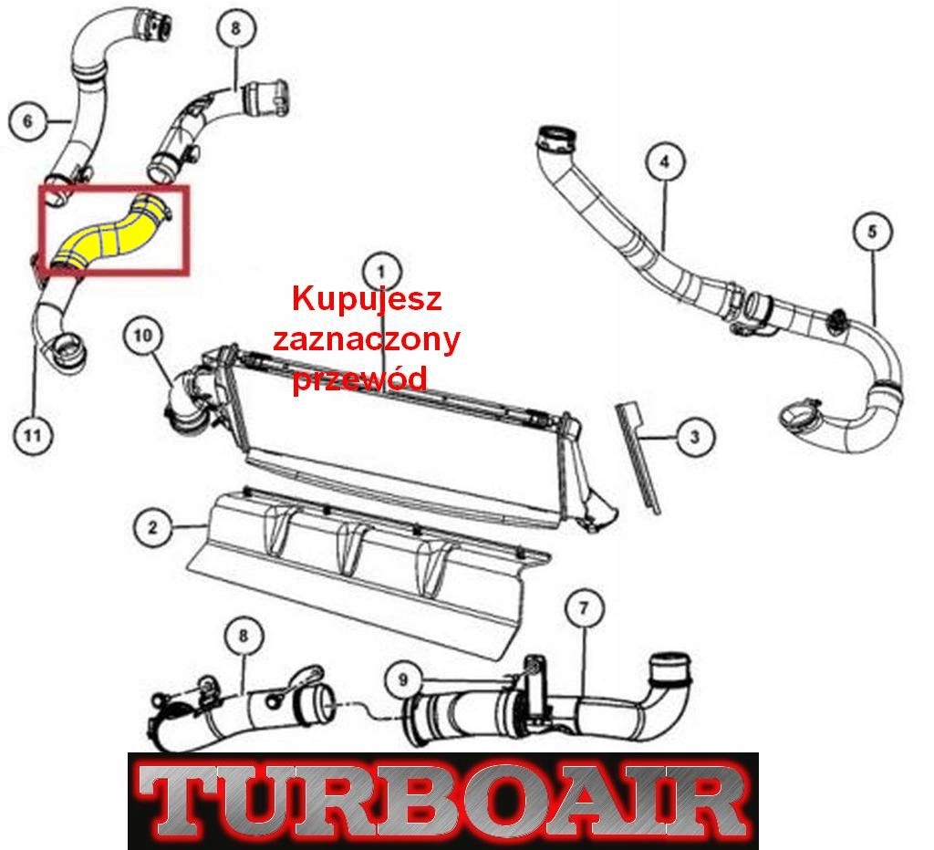 фото №6, Jeep patriot 2,0 crd труба waz turbo интеркулер