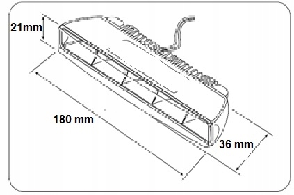 Денні ходові вогні led osram 1100 lumem vw audi bmw Оригінал