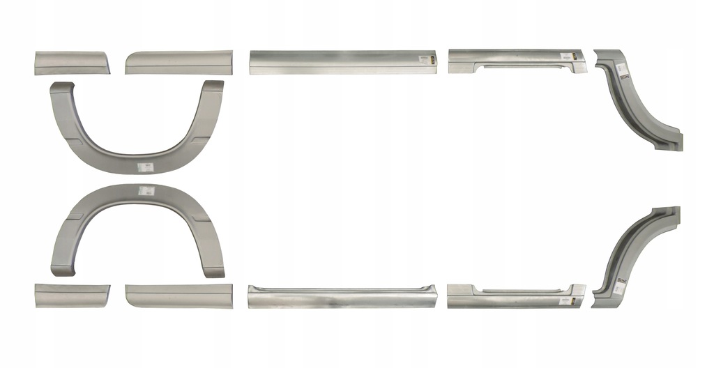 фото №1, Sprinter lt 95-06 середній поріг ремкомплект підкрилок оцинковка kpl