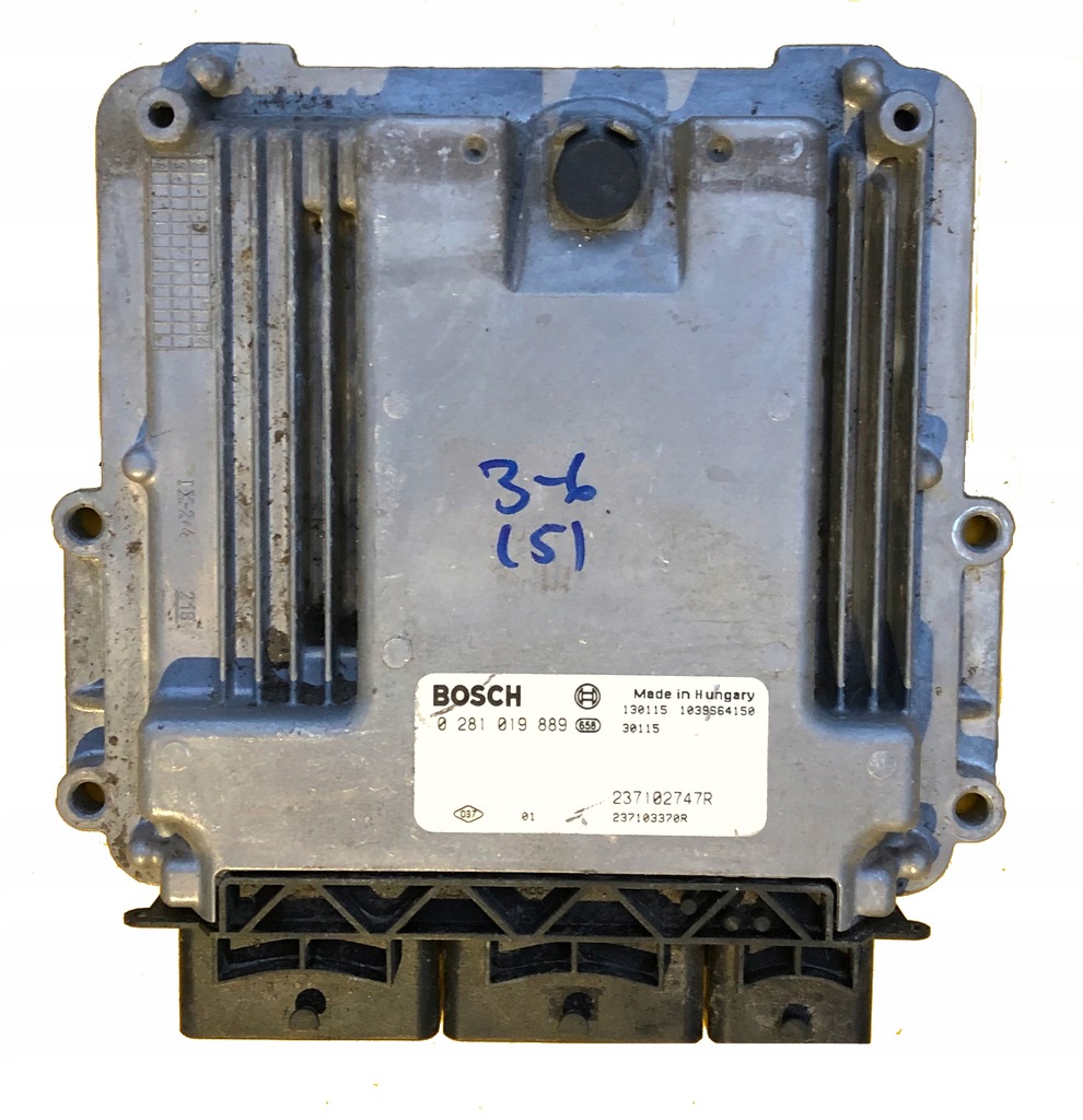 фото №1, Ecu renault captur 1.5dci 0281019889 237102747r