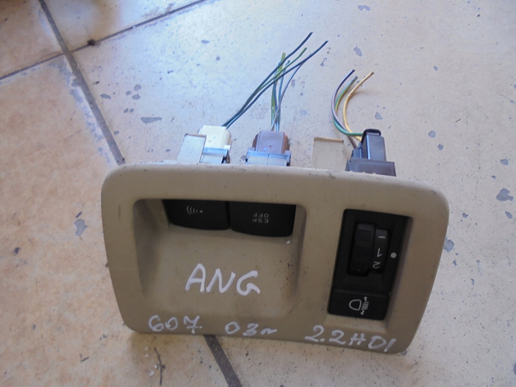 фото №1, Peugeot 607 2.2hdi 03' перемикачі angol