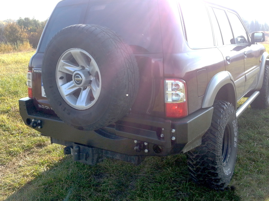 фото №16, Nissan patrol y61 gu4 бампер задня na колесо +безкоштовно