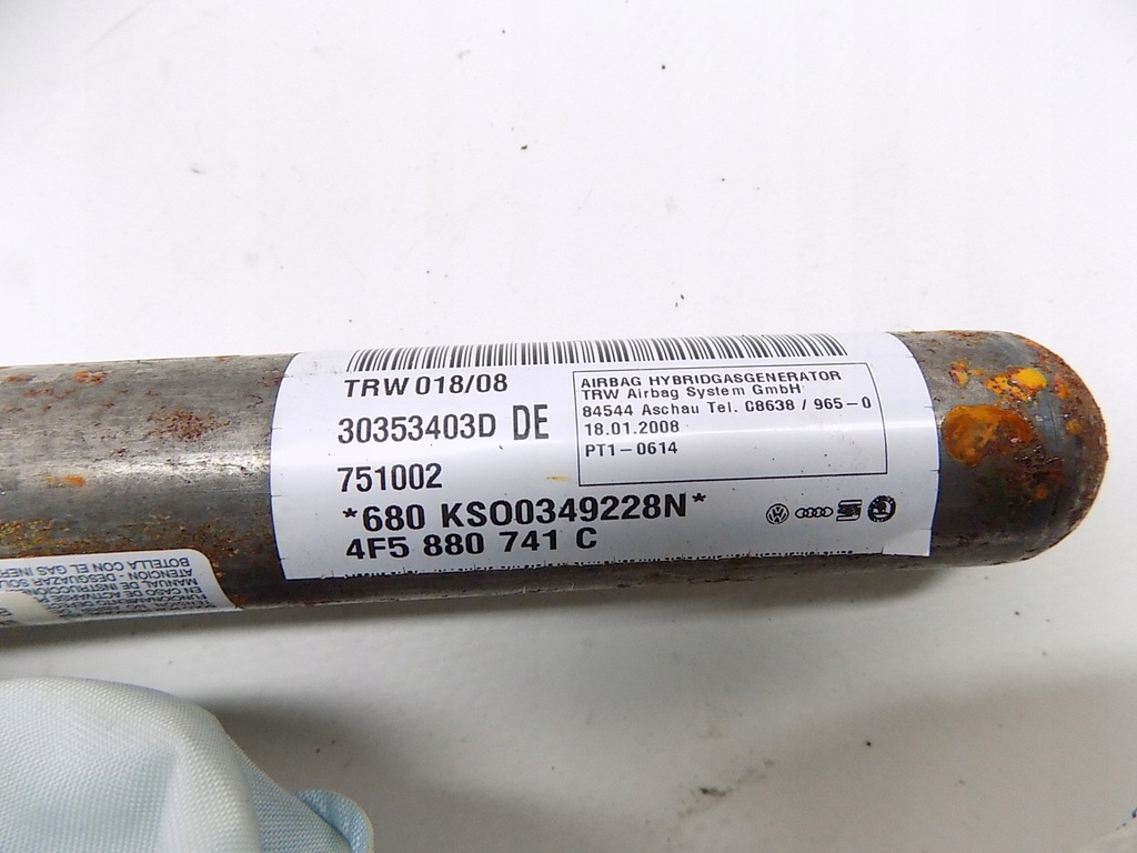 фото №6, Шторка безопасности левая - audi a6 c6 sedan 04-08