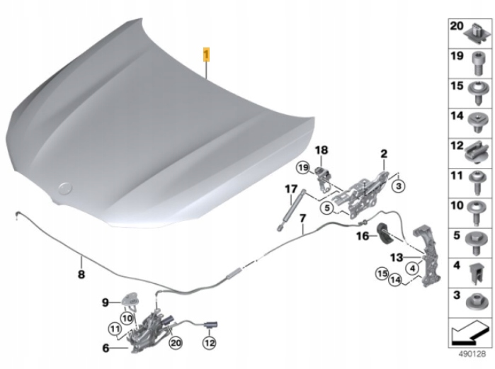 Купити Капот bmw 5 g30