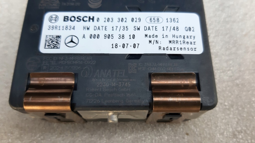 фото №2, Mercedes w167 w177 w205 радар датчик ассистент