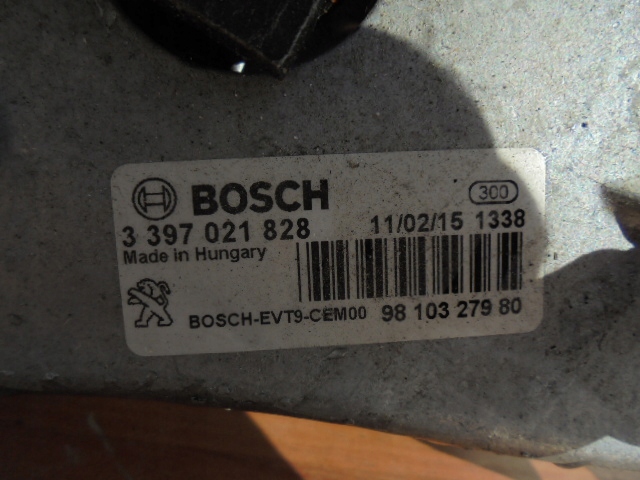 фото №4, Peugeot 308 14r t9 моторчик механизм дворник