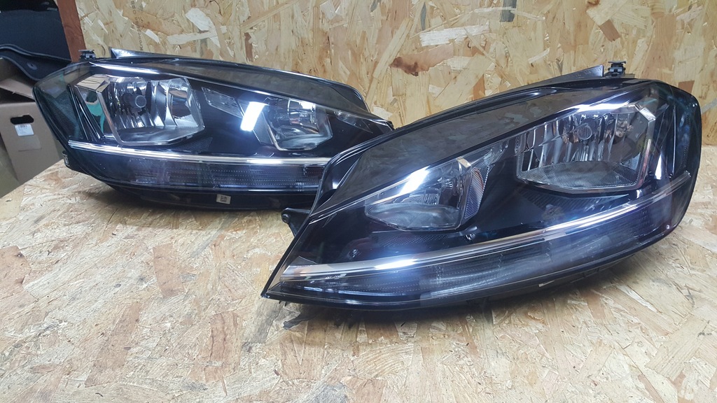 фото №1, Лампа правая передняя vw golf vii 7 5g lift fl led