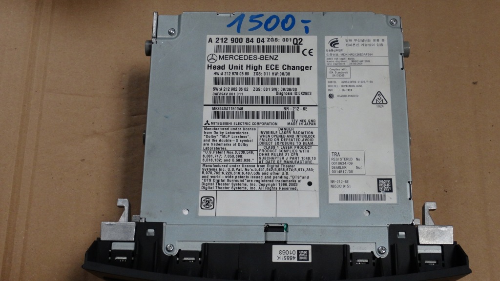 фото №3, Idealna радіо навігація mercedes w212 w218 w207 1