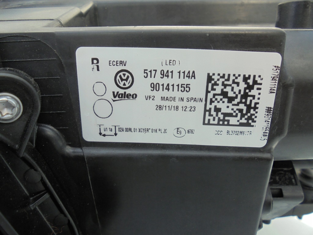 фото №8, Фара led правый vw golf 7 sportsvan lift