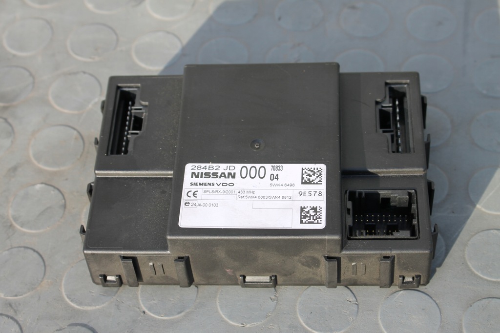 фото №1, Модуль комфорту bcm 284b2 jd000 nissan qashqai 06-