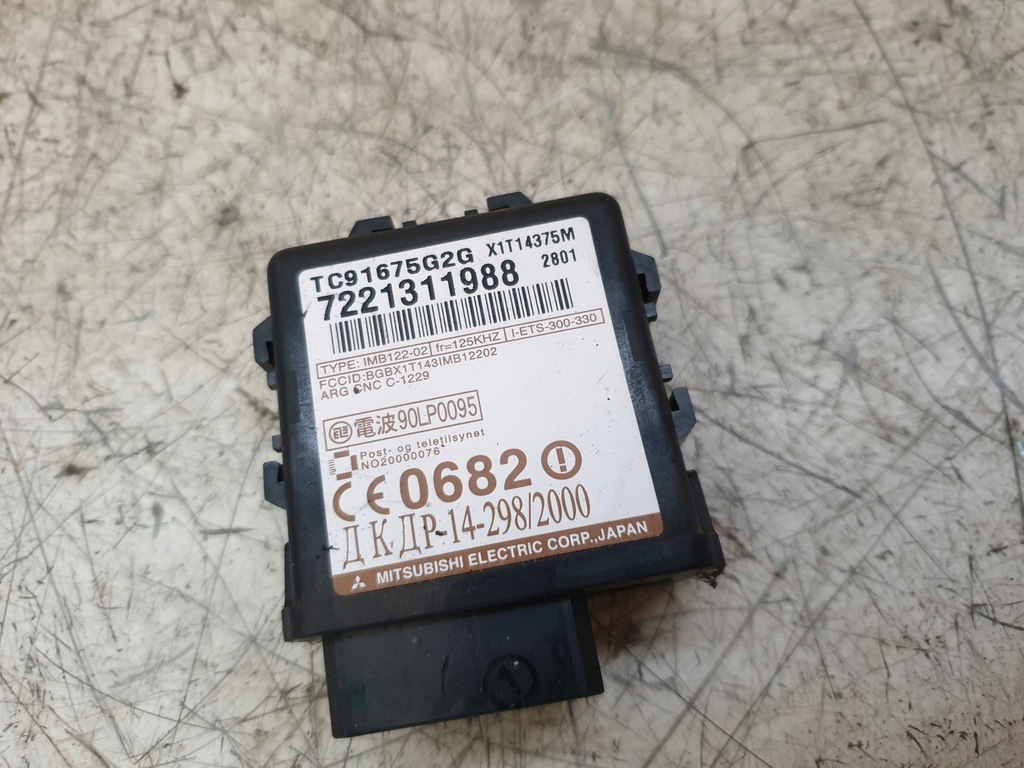 фото №1, Блок керування mazda premacy 2.0 ditd 03 r eu x1t14375m