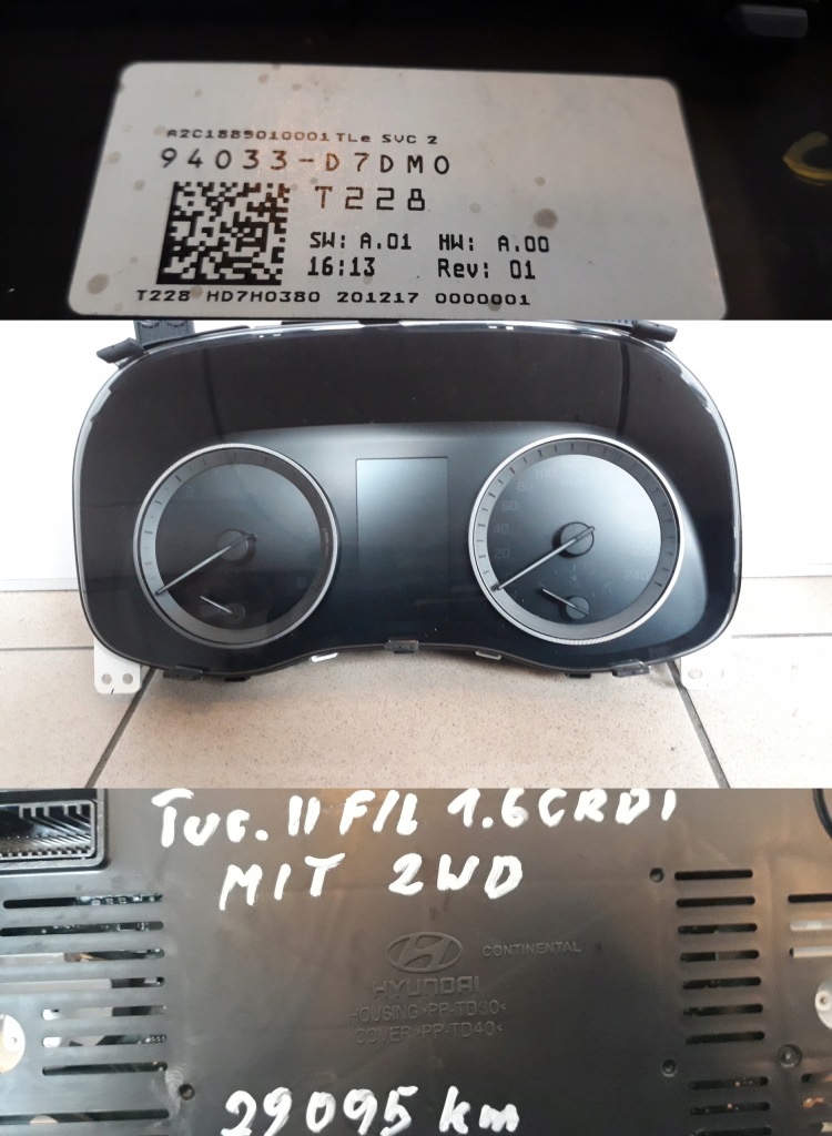 фото №1, Hyundai tucson ii lift 2019 лічильник 94033-d7dm0